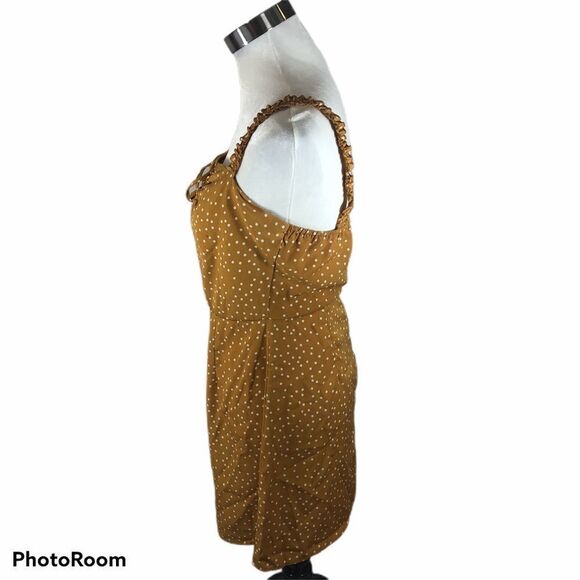 Brand new Cotton Candy LA‎ Mini Dress Mustard Large - Picture 3 of 7